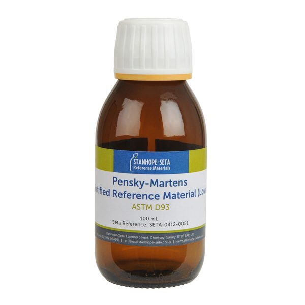 24444: Pensky-Martens Certified Reference Material Low 100 ml (3 pack)